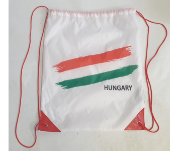 Hungary Magyar tornazsák fehér és fekete