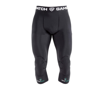 Gamepatch térdvédős háromnegyedes leggings Fekete