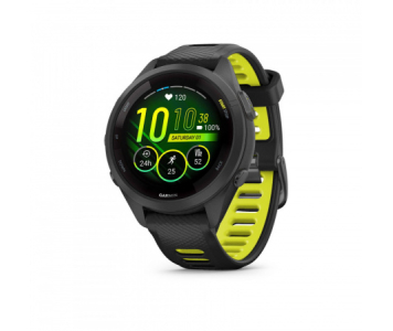 Garmin Forerunner 265S Black-Yellow pulzusmérő óra