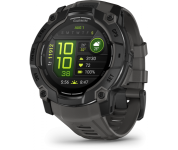 Garmin Instinct 3 50mm, AMOLED Black pulzusmérő óra