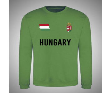 Hungary Címeres Gyerek kerek nyakú pulcsi