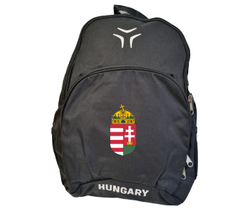 HUNGARY új hátizsák, fekete