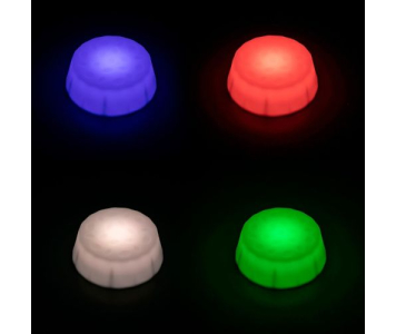 LED-es megvilágított kerek talpak 