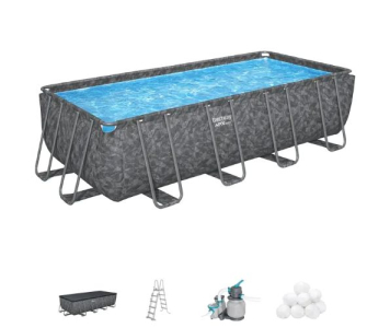 Szögletes medence kerettel és kiegészítőkkel APX 5.49x2.74x1.32m 561KA