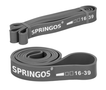 Springos erősítő gumiszalag 16-39kg Szürke