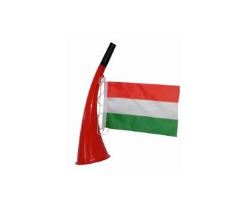 Duda zászlóval