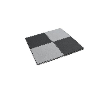 Puzzle tatami sportszőnyeg 100x100x2 cm LEE szürke-fekete
