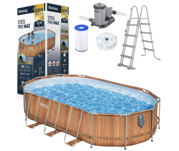 Bestway 56719 Power acélvázas medence 610 x 366 x 122 cm