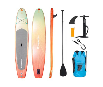 SUP kiegészítőkkel inSPORTline WaveTrip 11'6" G3 - korall 
