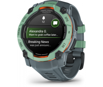 Garmin Instinct 3 50mm, AMOLED Neotropic Limited edition pulzusmérő óra