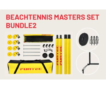 FUNTEC Beachtennis Masters Set Fekete