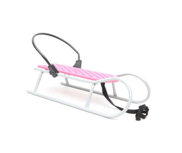 Rózsaszín Onyx szánkó háttámlával