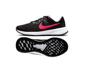 Nike Revolution 6 NN (GS) gyerek futó cipő rózsaszín fekete