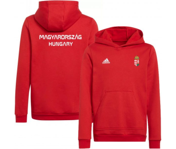 Adidas Magyar felnőtt kapucnis pulóver piros