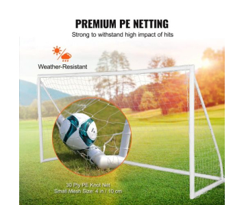 Hordozható 366 cmx183 cm focikapu hálóval  kertbe