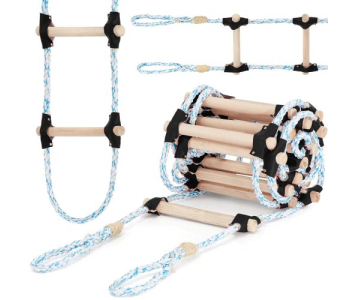 Kötéllétra, 7m, fekete | HIGHER 