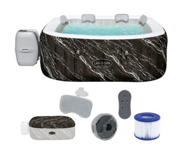 BESTWAY Lay-Z-Spa Hollywood Luxe AirJet Felfújható jakuzzi, 180 x 180 x 66 cm 6001F