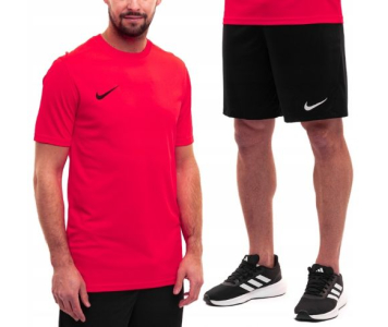 Nike Dry Park Férfi szett piros /fekete