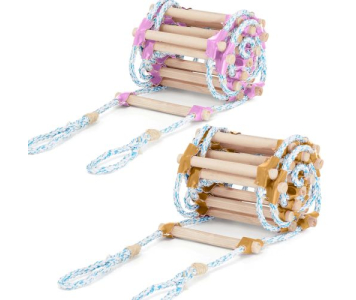 Ipari kötéllétra, 15m, fekete/fehér 