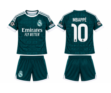 Real M 2026-27  váltó gyermek mezgarnitúra Mbappe felirattal