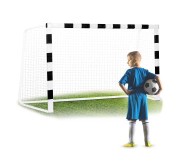 Focikapu NS-465, 300x200x90cm, fekete-fehér 