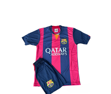 VÉGKIÁRUSÍTÁS! Barcelona Messi szurkolói gyermek mezgarnitúra 