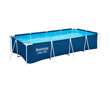 BESTWAY Steel Pro Fémvázas medence, 400 x 211 x 81 cm 56405