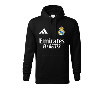 Real Madrid Adidas kapucnis pamut pulóver