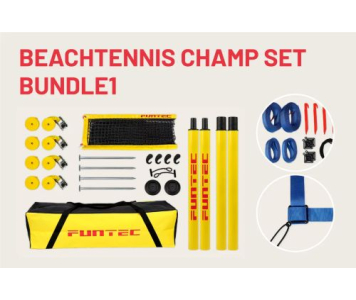 FUNTEC Beachtennis Masters Set kék állítható pálya