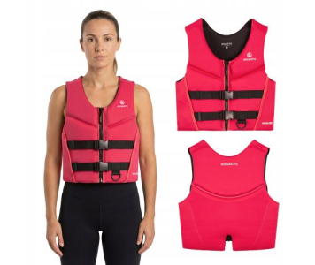 Biztonsági mellény AQUASTIC Omni 45N neoprén pink