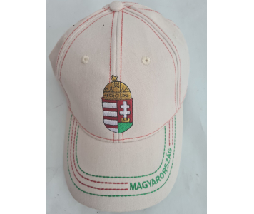 Magyar baseball sapka hímzett drapp