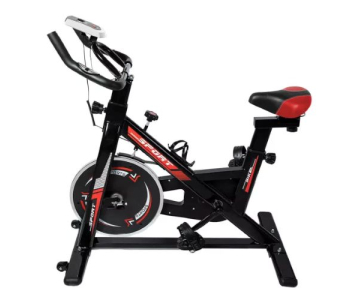 Spinning kerékpár digitális kijelzővel, állítható kormánnyal és üléssel, ajándék kulaccsal