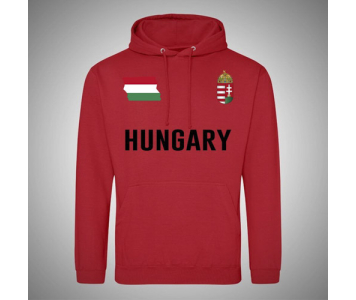 Hungary Címeres gyerek kapucnis pulóver