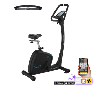 Szobakerékpár inSPORTline inCondi UB60i, mágneses fékrendszer, 32 terhelési fokozat, BeltDrive rendszer, számos program - fekete