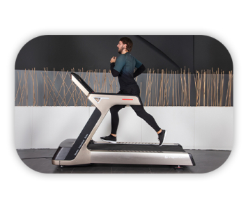 Edzőtermi profi futópad  Gardian G12, 8 lóerő alátét szőnyeggel