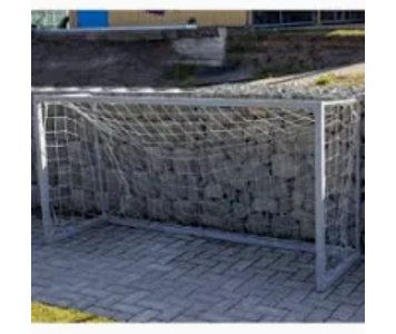 Futballkapu zártszelvényű, fém 2mx1mx0.6m
