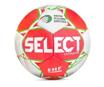 SELECT HB Ultimate MKSZ Liga V25 Kézilabda piros/fehér/zöld