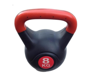 Füles súlyzó -Kettle Bell, műanyag, 8 kg