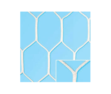 Kézilabdaháló, 6 mm, gépi kötésű Hexa 33080002 olasz