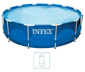 INTEX Metal Frame Medence szett, 366 x 76 cm