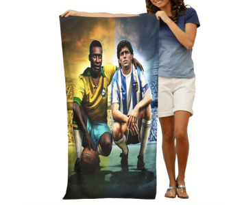 Pelé , Maradona strandtörülköző