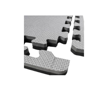 Szegély 100x100x4cm puzzle tatamihoz LEE, szürke-fekete