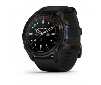 Garmin Descent Mk3i - 51mm carbon Grey DLC Titán szilikon szíjjal pulzusmérő óra