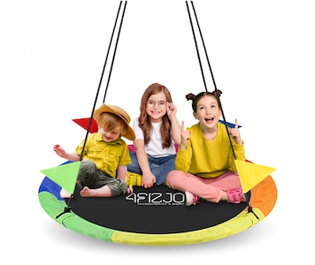  Kültéri fészekhinta, 4FIZJO, g, 120 cm átmérő, vízálló,