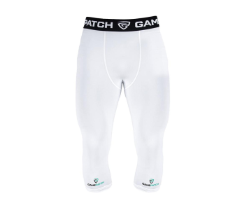 Gamepatch kompressziós háromnegyedes leggings Fehér