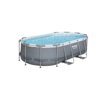 Bestway PUERTO RICO ovális fémvázas medence szett 424 x 250 x 100 cm