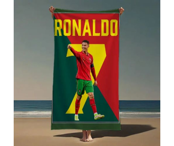 Portugál Ronaldo strandtörölköző 140 x70 cm