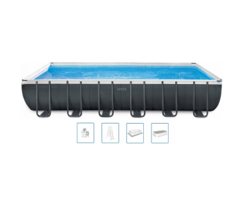 INTEX Ultra XTR Rectangular Frame Medence szett, 975 x 488 x132 cm 26378NP