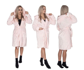 Női fürdőköntös pink